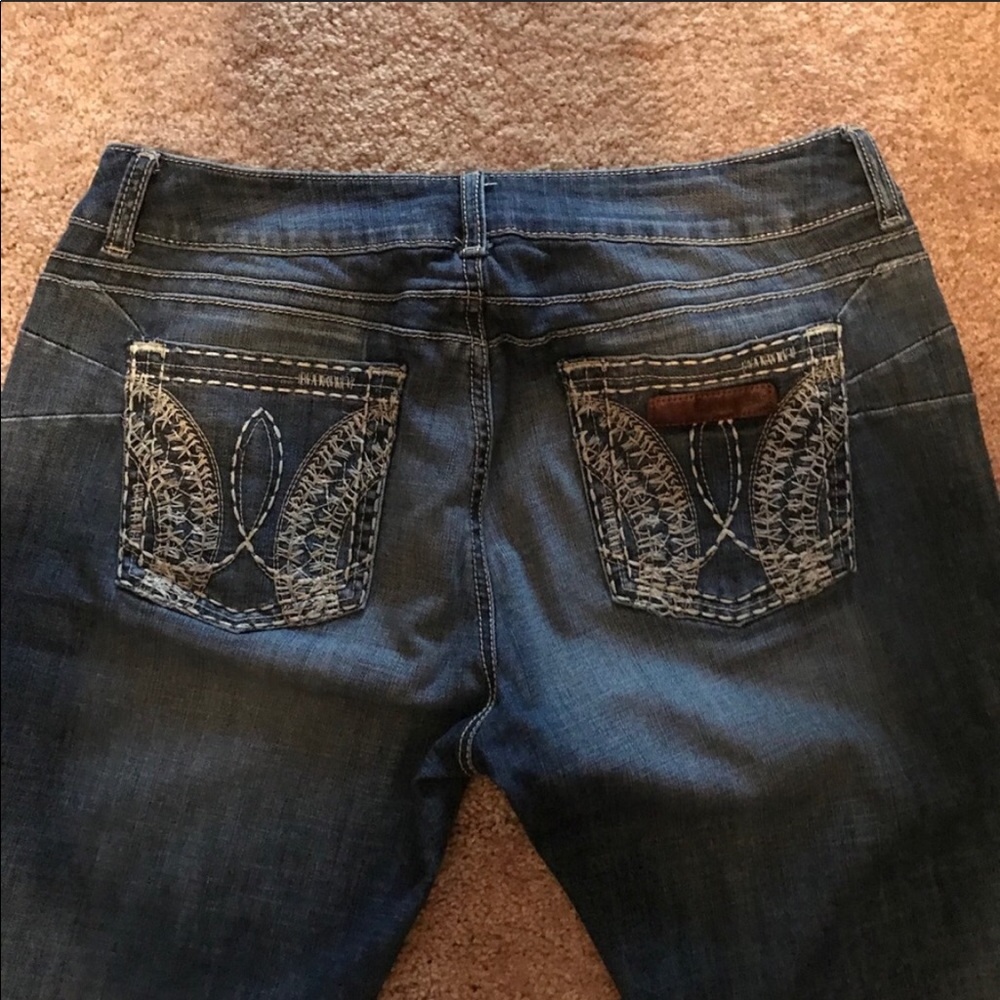 13/14 wrangler jeans boot cut